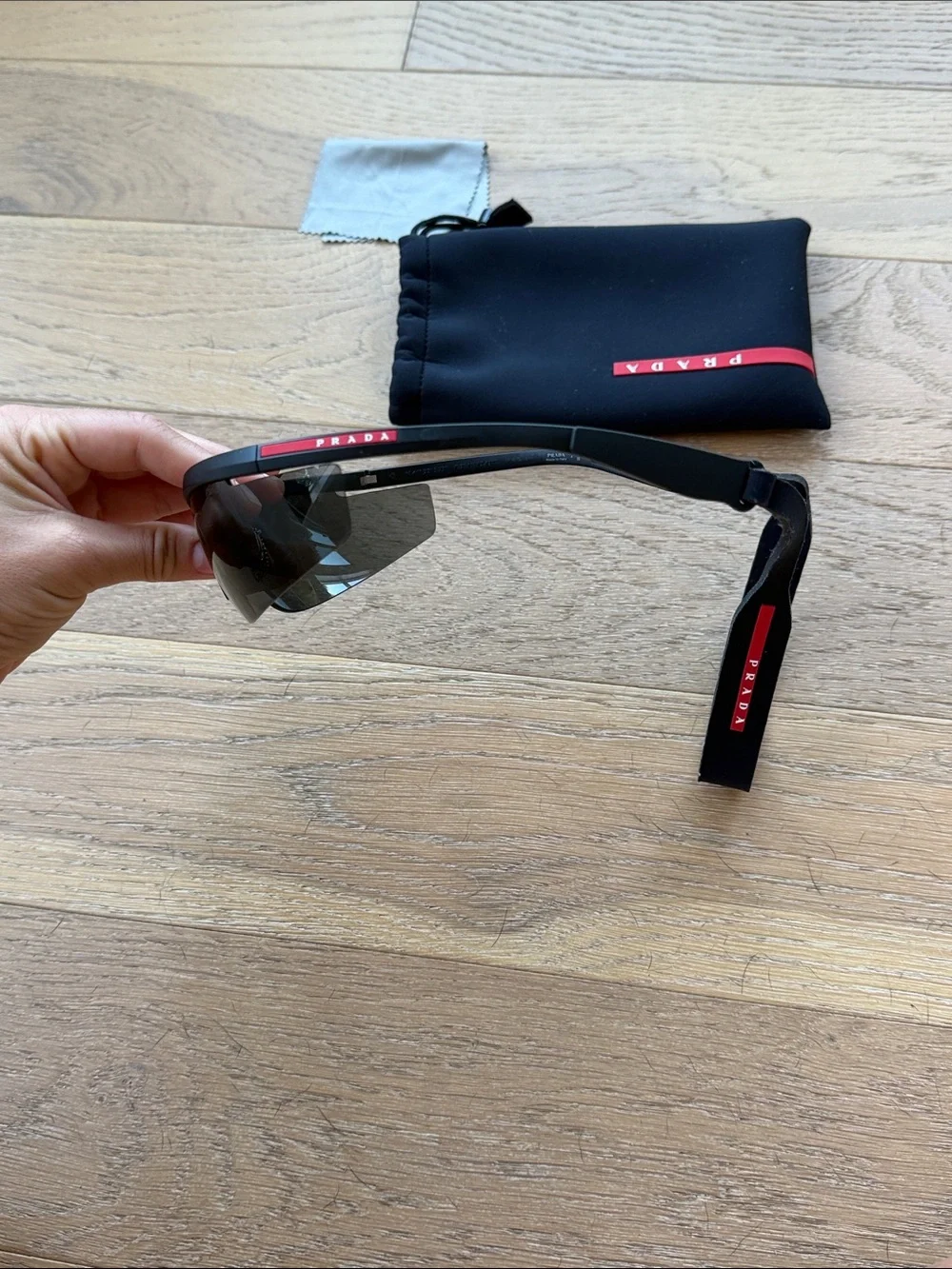 Prada Linea Rossa PS A02S 1BO5S0 Nero Opaco / Ardesia Lens 96-10-130